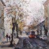 Есен по Пиротска, 50х50, масло, платно