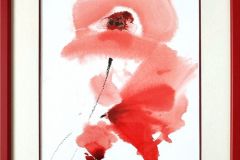 Макове II, 35х20, акварел/хартия