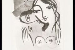 Влюбени, 33/23, туш/хартия