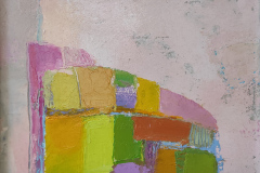 Любов в цветове 1 , маслени бои/платно ,26/30 см