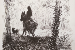 В гората, литография , 56/38 см744