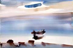 Морето 5, акварел, 35/49см