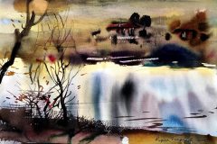 Есенна импресия, акварел, 37/57см