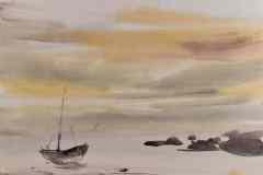 Морето 3, акварел, 30/40см