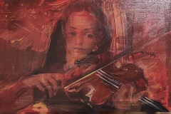 Мелодия , акрил/платно , 39/65 см