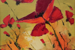 Макове, масл.бои/платно, 30/25 см