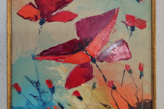 Макове, масл.бои/платно, 30/25 см