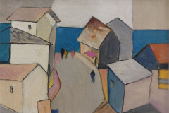 Край морето , маслени бои/платно , 22/28 см