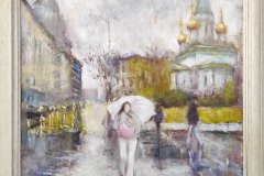 Руската църква, масл. бои/платно, 40/30 см
