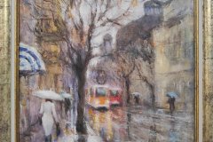 Ул. Екзарх Иосиф, София,масло/платно, 40/30