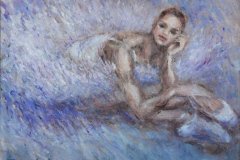 Балерина1, масл.бои/платно , 30/40 см