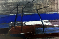 Спомен , смесена техника/хартия, 13/14 см