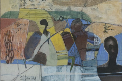 Есенен спомен, смесена техника/платно, 23/33 см