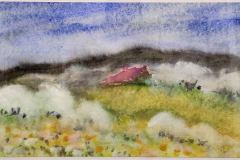 Пролет, акварел, 25/55 см