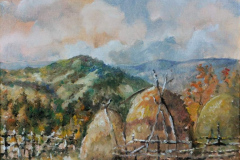 На балкана , масл.бои/платно, 25/30 см