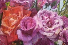 Булевардни рози , маслени бои/платно , 100/73 см