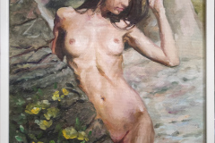 Момиче , маслени бои/платно , 40/30 см