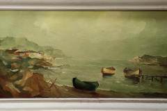 Три лодки , маслени бои/платно , 49/100 см